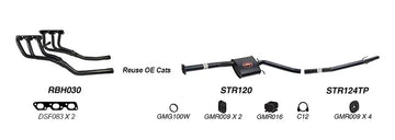 Redback Exhaust System for Holden Commodore (09/1997 - 08/2004), Calais (08/1997 - 2004), HSV XU6 (03/1998 - 10/2002) - Brixton 4x4 - Buy Online Now!